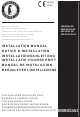 Hoshizaki FM-600ALHE Installation Manual