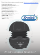 X-mini HAPPY Capsule Speaker Instruction Manual