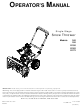 MTD 140 Operator's Manual