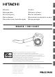 Hitachi RB85E Handling Instructions Manual