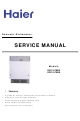 Haier DW12-CBE5 Service Manual
