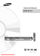 Samsung DVD-R157 Instruction Manual