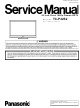 Panasonic TC-P42S2 Service Manual