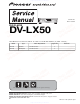 Pioneer DV-LX50 Service Manual