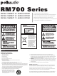 Polk Audio RM700 SERIES Manual