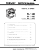 Sharp AL-1640 Service Manual
