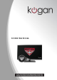 Kogan Essendon User Manual