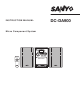 Sanyo DC-DA900 Instruction Manual