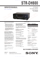 Sony STR-DH800 Service Manual