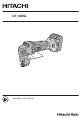 Hitachi CE 18DSL Handling Instructions Manual