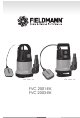 Fieldmann FVC 2001-EK Manual