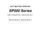 Star Micronics SP500 Series Technical Manual