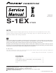 Pioneer S-1EX Service Manual