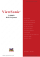 ViewSonic PJ556D User Manual