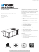 York Sunline 2000 BQ 036 Technical Manual
