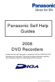 Panasonic DMREZ48V Help Manual