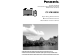 Panasonic CY-VM5800U Operating Instructions