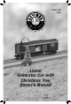 Lionel Generator Car with Christmas Tree Owner's Manual
