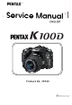 Pentax K100D Service Manual