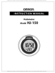 Omron hj-150 Instruction Manual