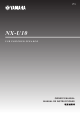 Yamaha nx-u10 Owner's Manual
