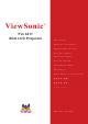 ViewSonic pjl3211 User Manual