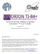 Orion ti-84+ User Manual