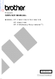 Brother P-touch PT-1250 Service Manual