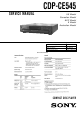 Sony CDP-CE545 Service Manual