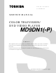 Toshiba MD9DN1 Service Manual