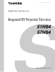 Toshiba 51H94 Service Manual