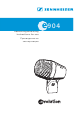 Sennheiser evolution e904 Instructions For Use Manual