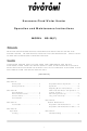 Toyotomi BS-35 Operation And Maintenance Instructions