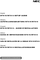 NEC wt610 Setup Manual