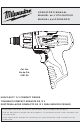 Milwaukee 2401-20 Operator's Manual