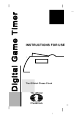 DGT Projects dg2000 Instructions For Use Manual