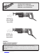 Milwaukee 6509 Series Operator's Manual