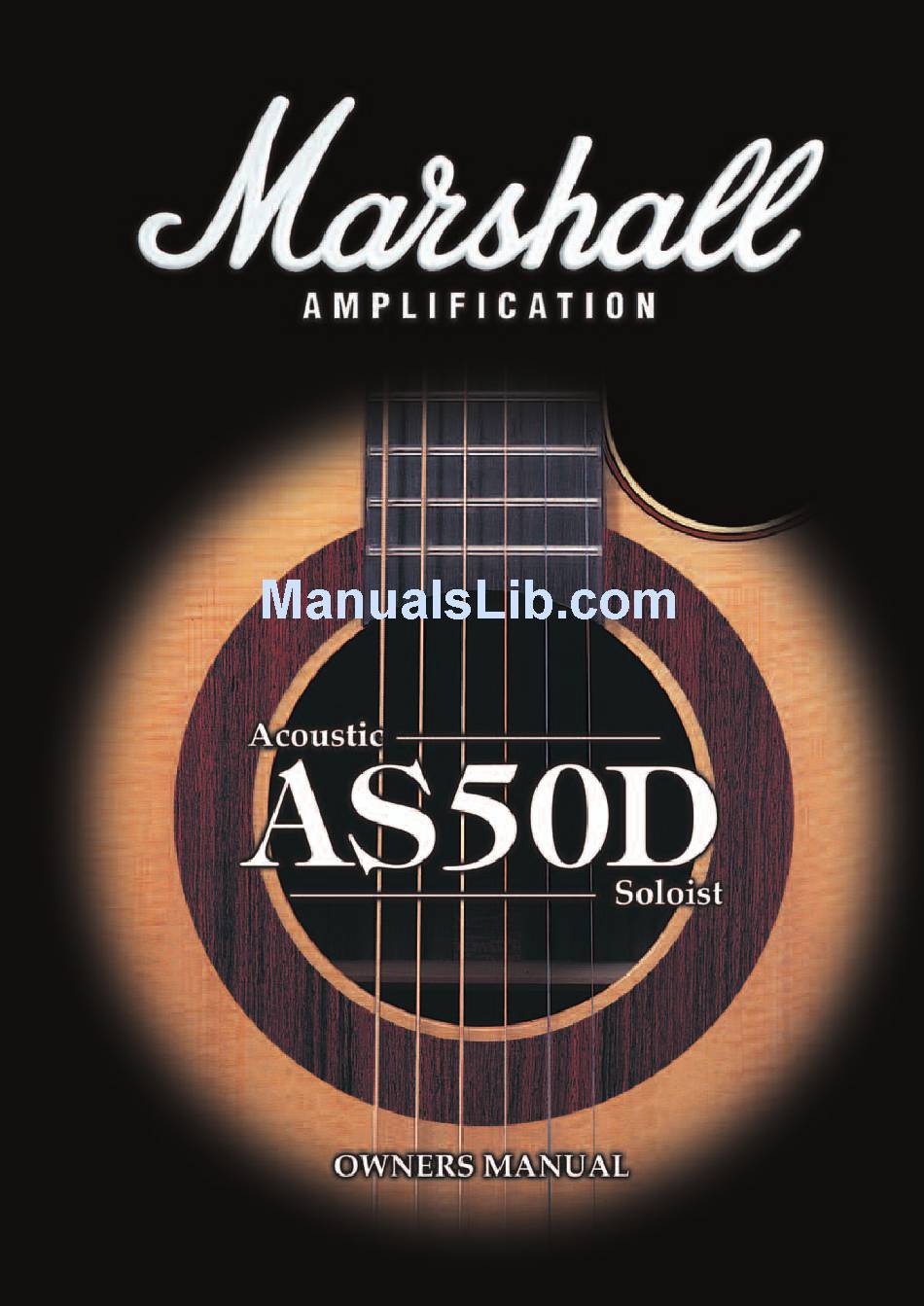 MARSHALL AMPLIFICATION AS50D OWNER