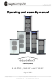 Aqua Computer Aquaduct 240 PRO Operating And Assembly Manual