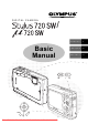 Olympus Mju 720 SW Manual