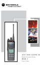 Motorola XTS3000 User Manual