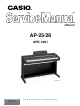 Casio AP-25 Service Manual