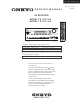 Onkyo TX-SA705 Service Manual