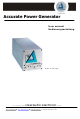 Clearaudio Accurate Power Generator User Manual
