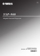 Yamaha ysp-900 Owner's Manual