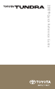 Toyota 2009 Tundra Owner's Manual