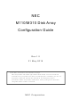NEC M310 Configuration Manual