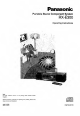 Panasonic rx-e300 Operating Instrucctions