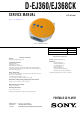 Sony D-EJ360 Service Manual