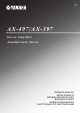 Yamaha AX-497 Owner's Manual